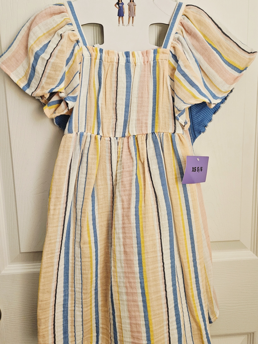 Roxy Girls Striped Sundress Set